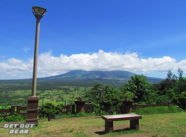 View of Mayon Volcano from the Lignon Hill